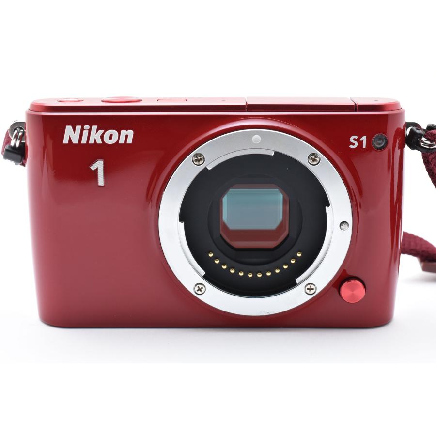 ニコン Nikon 1 S1 レッド 1011万画素 + NIKKOR VR 10-30mm / 30