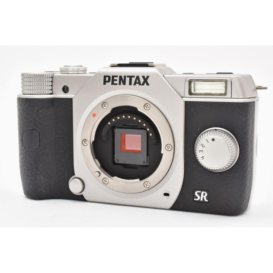 ペンタックス PENTAX Q10 ブラック/シルバー 1240万画素 + 02/06