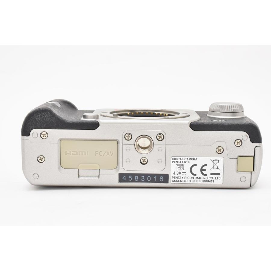 ペンタックス PENTAX Q10 ブラック/シルバー 1240万画素 + 02/06
