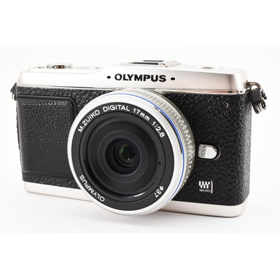 Olympus E-P1 シルバーブラック + 17mm パンケーキレンズ + VF-1 