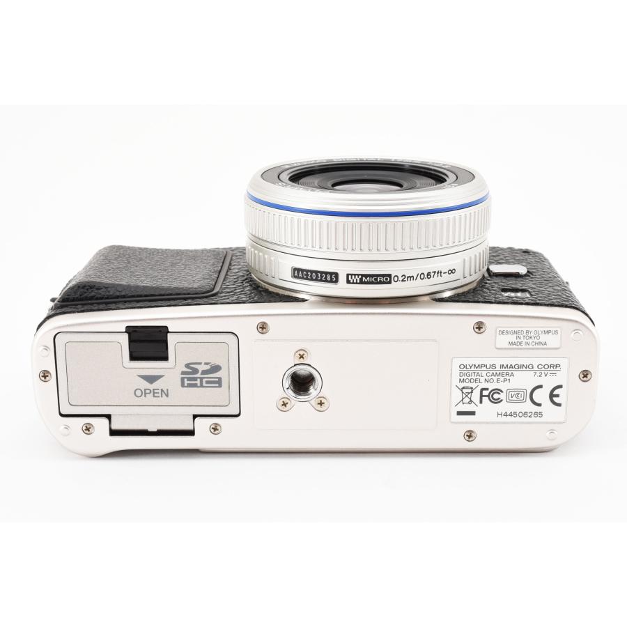 Olympus E-P1 シルバーブラック + 17mm パンケーキレンズ + VF-1 