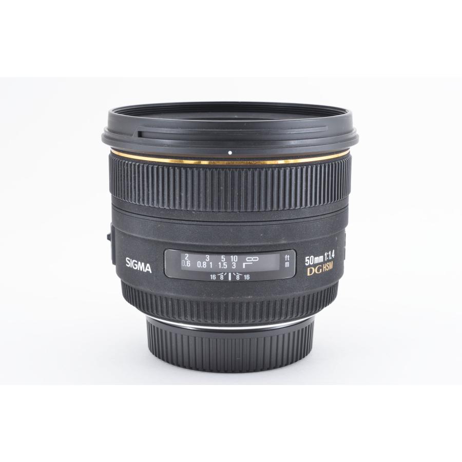 SIGMA EX 50mm F/1.4 DG HSM Nikon AFマウント [美品] レンズフード付き 大口径標準レンズ フルサイズ対応｜selectshop-himawari｜08
