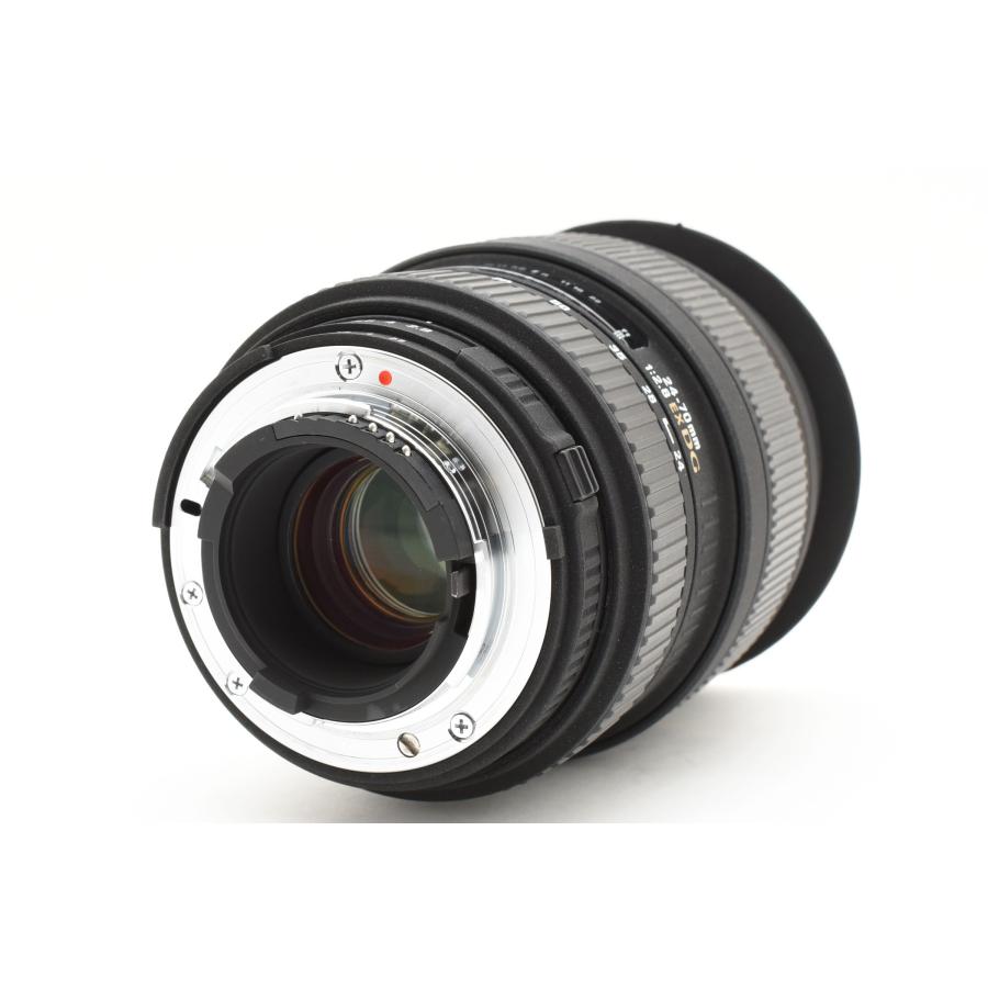 24-70mm F2.8 EX DG Macro マクロレンズ Nikon Fマウント用 [美品] レンズフード ケース 前後キャップ付き フルサイズ対応 【SuperAcromat】