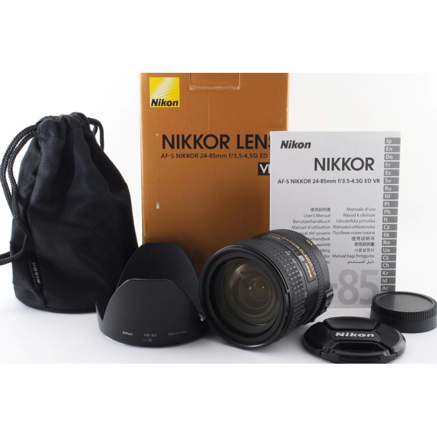 新到着 Nikon 標準ズームレンズ AF-S NIKKOR 24-85mm f 3.5-4.5G ED VR