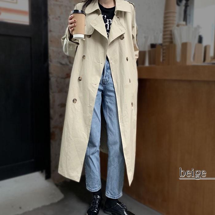 キャンディ袖 ルーズなシルエットが可愛い トレンチコート スプリングコート 春コート ママコート マタニティコート ロングコート ナチュラル ロング丈 Dl 1908 Select Shop Ica 通販 Yahoo ショッピング