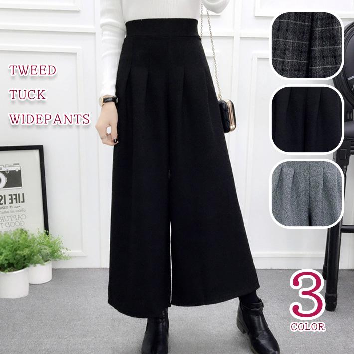 ワイドパンツ レディース ガウチョ キュロット フレア スカーチョ