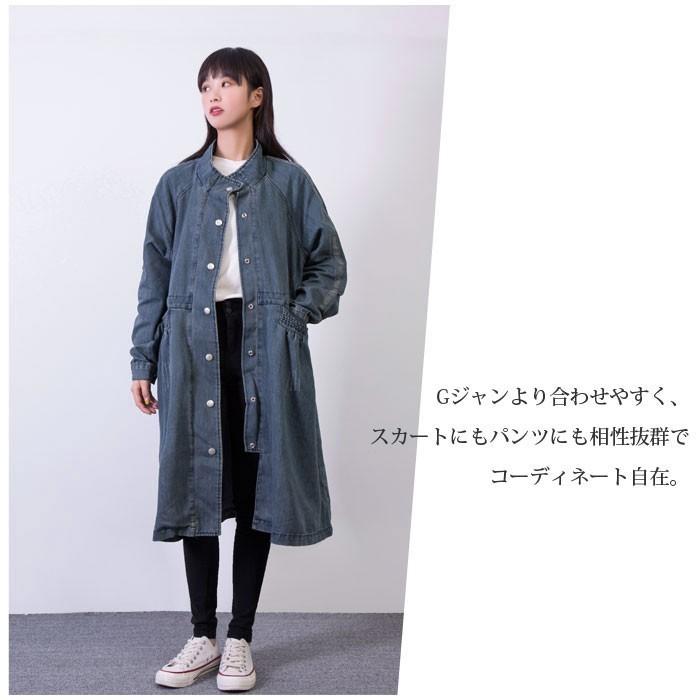 ヴィンテージウォッシュ加工 ロング丈デニムコート デニムワンピース デニムシャツワンピース デニムジャケット Gジャン スプリングコート 春コート マタニティ Wei31 1908 Select Shop Ica 通販 Yahoo ショッピング