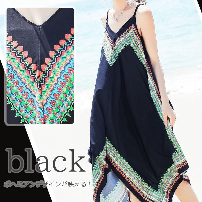 ボヘミアン柄 ロング丈ノースリーブフレアワンピース リゾートワンピース ノースリーブワンピース ビーチワンピース ロングワンピース マキシワンピース Xhy 1901 Select Shop Ica 通販 Yahoo ショッピング