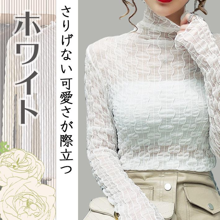 シースルーブラウス シアーブラウス プルオーバーブラウス Tシャツ