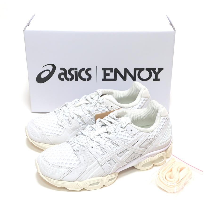 ASICS レディースサイズ ENNOY x GEL-NIMBUS 9 WHITE/CREAM ASICS レディースサイズ ENNOY x GEL-NIMBUS 9 WHITE/CREAM