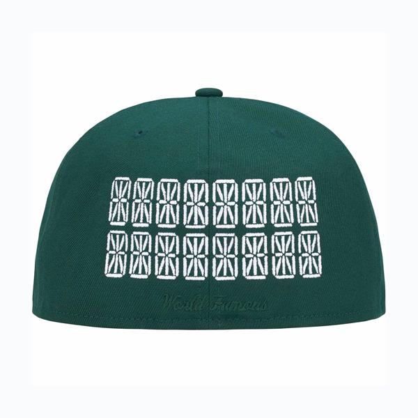 新品未開封 レア Supreme NY ロゴ キャップ ネイビー 緑 刺繍 Supreme SUPREME シュプリーム 22SS ×NEW ERA Cap ニューエラ