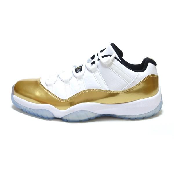 AIR JORDAN 11 RETRO LOW WHITE/METALLIC GOLD COIN-BLACK ( エアジョーダン 11 レトロ ロー ホワイト/メタリックゴールド 白金 )｜selectshop-jp｜02