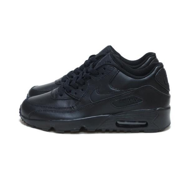 レディースサイズ Nike Air Max 90 Ltr Leather Triple Black ナイキ エアマックス 90 レザー トリプルブラック オールブラック 黒 3412 001 Selectshop Jp 通販 Yahoo ショッピング