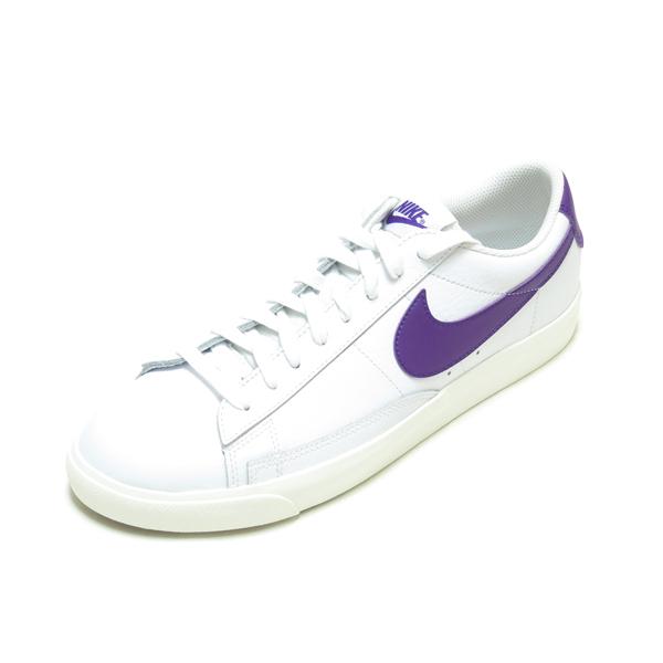 nike blazer low leather purple