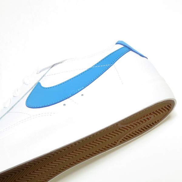 ブレーザー 海外限定☆NIKE BLAZER LOW LEATHER WHITE/LASER