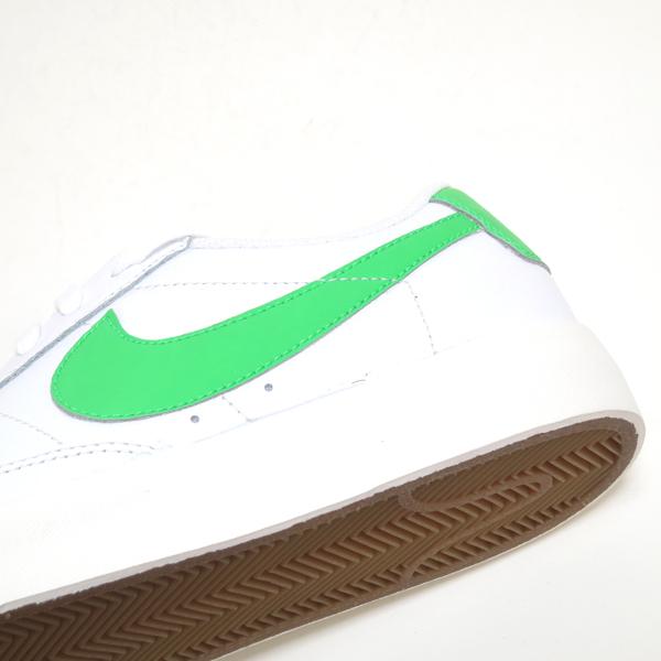 海外限定☆NIKE BLAZER LOW LEATHER WHITE/GREEN SPARK-SAIL ( ナイキ