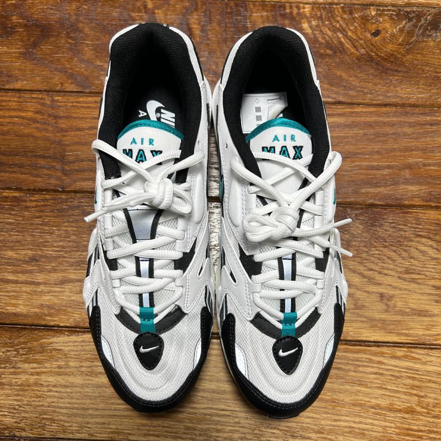 NIKE 訳あり品☆NIKE AIR MAX 96 II WHITE/MYSTIC TEAL-BLACK ( ナイキ 