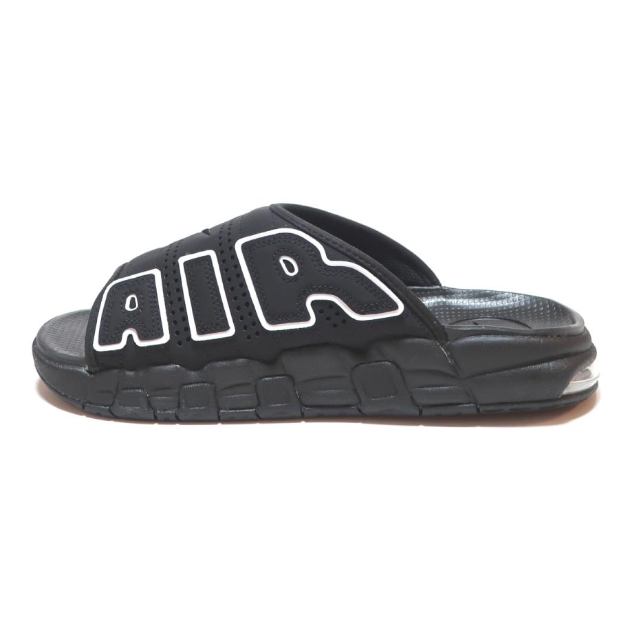 エア モア アップテンポ NIKE AIR MORE UPTEMPO SLIDE BLACK/WHITE