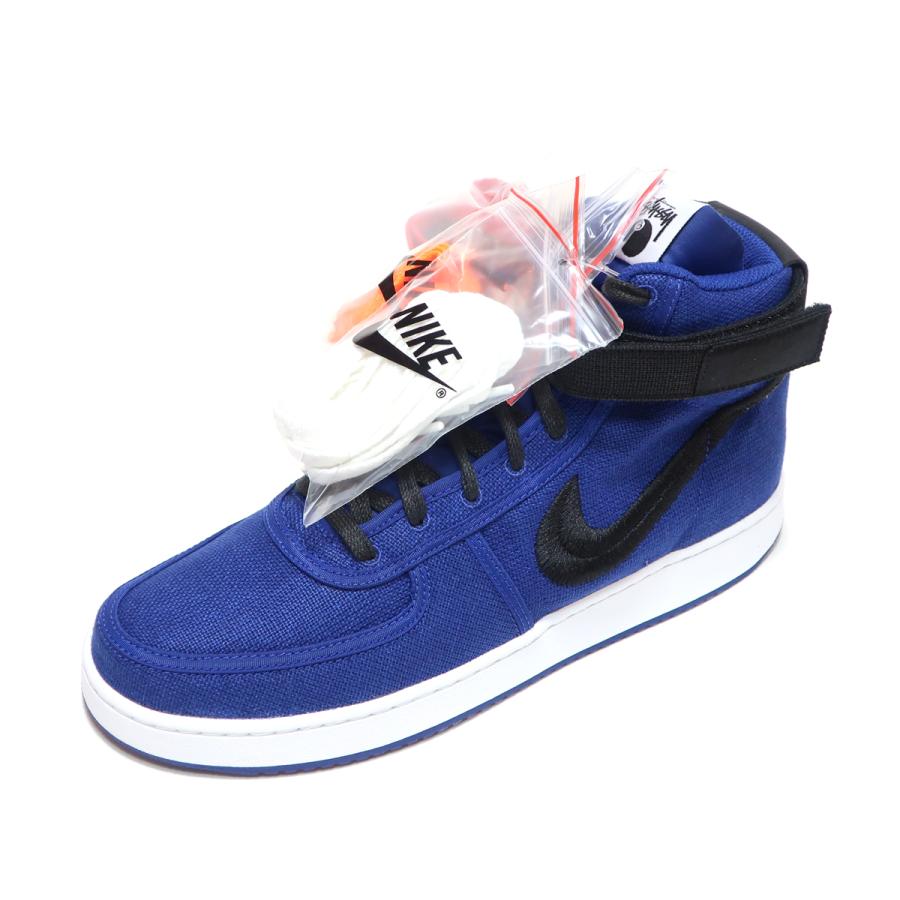 NIKE STUSSY x VANDAL HIGH SP DEEP ROYAL BLUE/BLACK-WHITE