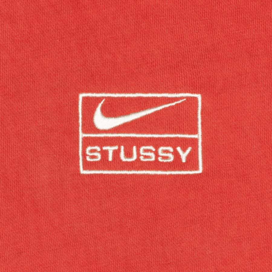 NIKE 23FW STUSSY x STONE WASHED FLEECE ZIP HOODIE HABANERO NIKE 23FW STUSSY x STONE WASHED FLEECE ZIP HOODIE HABANERO