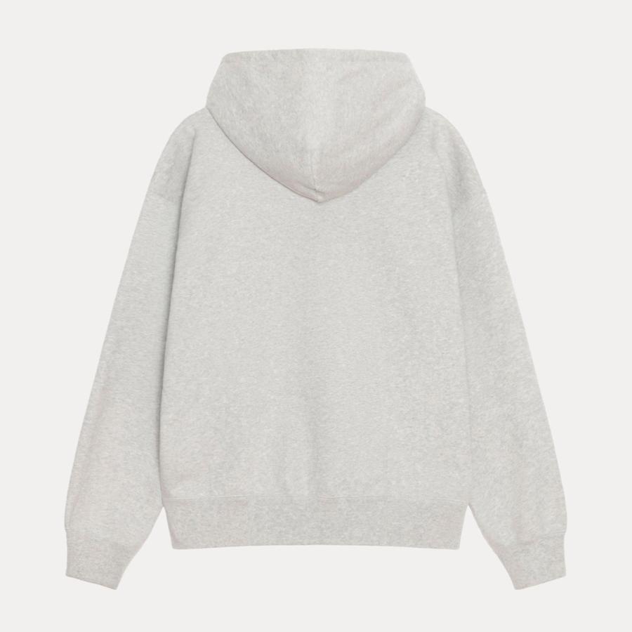 NIKE 25FW STUSSY x FLEECE ZIP HOODIE GREY HEATHER