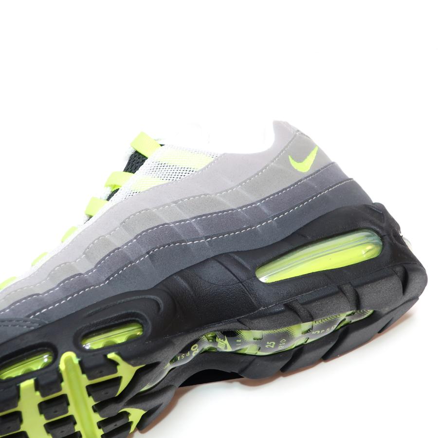 AIR MAX  27㎝   正規品 ネオンイエロー×グレーカラー エア マックス 95 MENS NIKE AIR MAX BIG BUBBLE NEON YELLOW ( メンズ