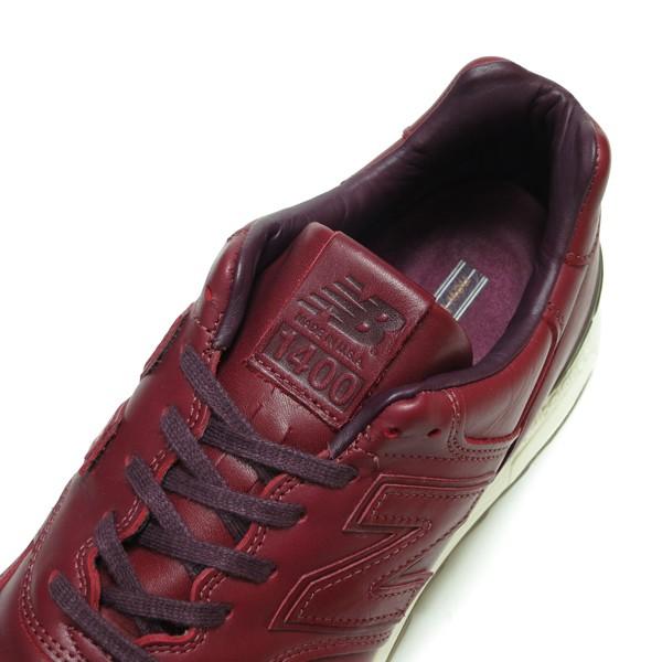NEW BALANCE M1400BR HORWEEN LEATHER BURGUNDY/WHITE MADE IN USA 