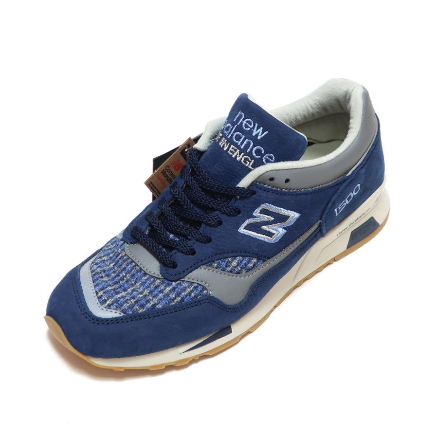 UK製HARRIS TWEED別注M1500HT新品25.5cmツイード紺コラボ HARRIS TWEED x NEW BALANCE UK製 M1500HT 25 5cm US7 5新品