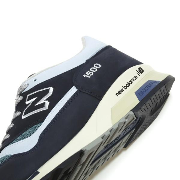 シューズ袋無し☆ネイビー紐無し☆NEW BALANCE M1500OGN 30th ANNIVERSARY NAVY/GREY MADE IN ENGLAND ( ニューバランス M1500 30周年記念モデル ネイビー )｜selectshop-jp｜06