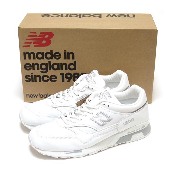 1500シリーズ NEW BALANCE M1500WHI WHITE LEATHER MADE IN ENGLAND