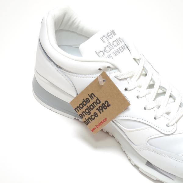 NEW BALANCE MWHI WHITE LEATHER MADE IN ENGLAND