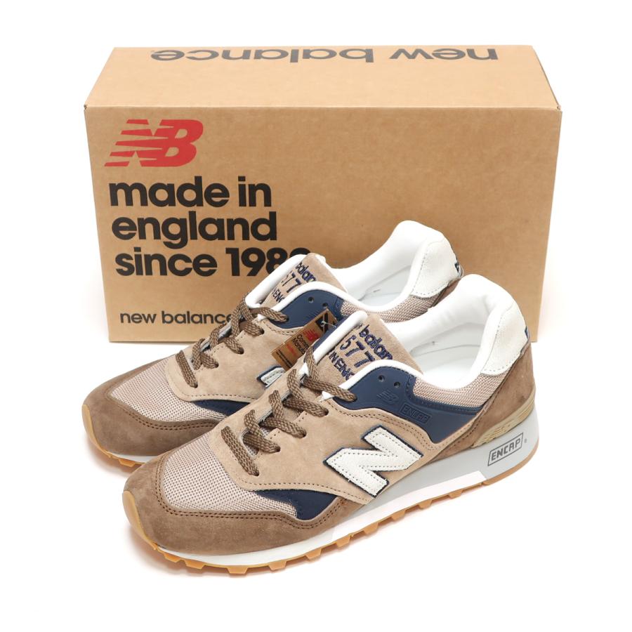 海外限定☆NEW BALANCE M577SDS "DESERT PACK" BEIGE/BROWN/NAVY MADE IN ENGLAND ( ニューバランス ベージュ/ブラウン UK製 )｜selectshop-jp