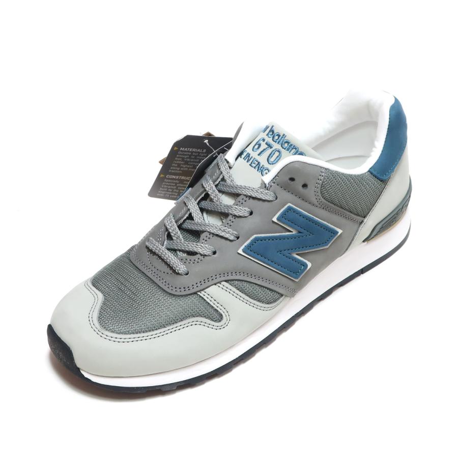 スニーカー NEW BALANCE M670BSG GREY MADE IN ENGLAND 1300シリーズ 海外限定モデル☆NEW BALANCE M670BSG GREY MADE IN