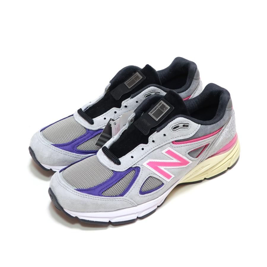 ろ*ろ様 New Balance KITHコラボ スニーカー ホワイト/パープル New Balance x Kith 1906R 