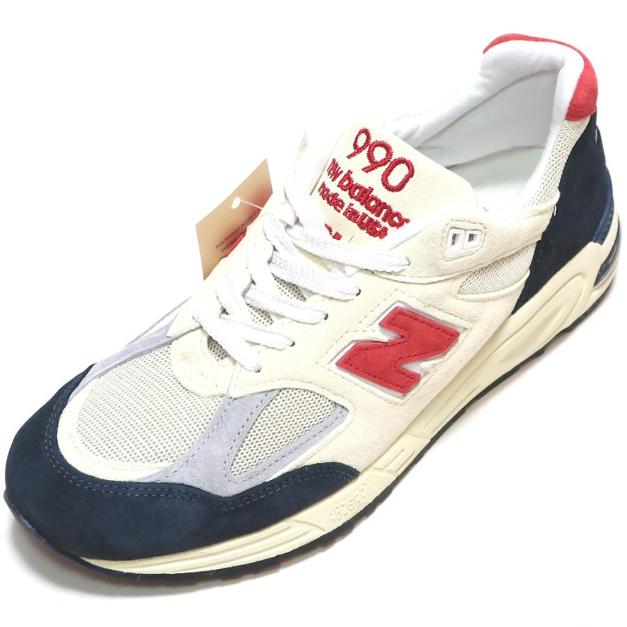 靴 NEW BALANCE M990BTA2 (10.0) MADE IN USA New Balance 990v2 Made in USA Navy White for sale | eBay
