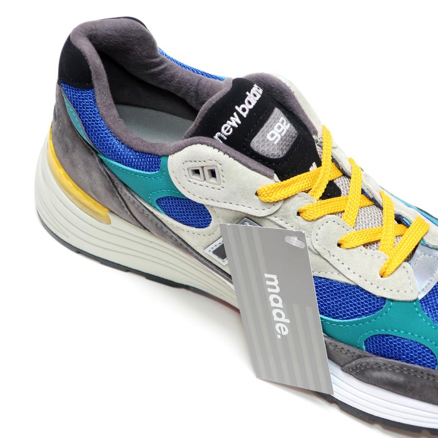 専用！値下げ！【美品】newbalance M992RR 992シリーズ NEW BALANCE M992RR GRAY/BLUE/YELLOW MADE IN USA