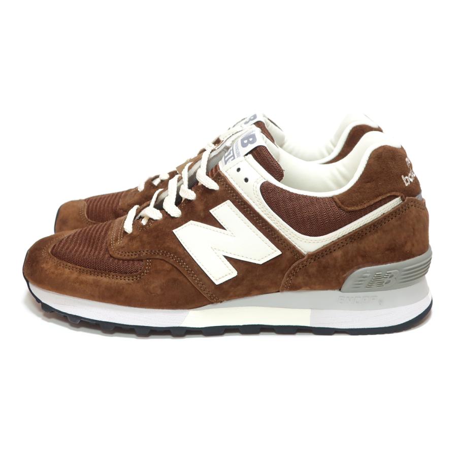 ブラウンの紐無し☆NEW BALANCE OU576BRN BROWN SUEDE MADE IN UK M576 ENGLAND ( ニューバランス 576 スウェード ブラウン 茶色 UK製 )｜selectshop-jp｜02