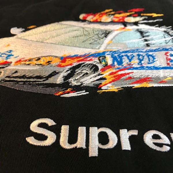 supreme cop car work jacket