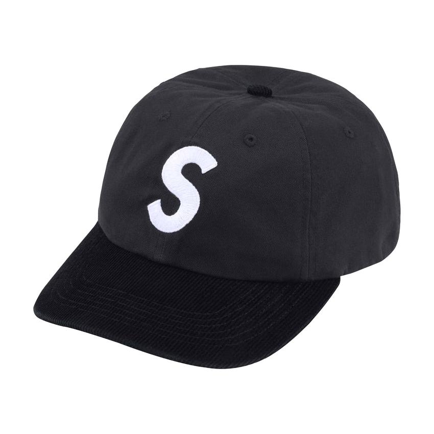 Supreme Sロゴ ブラックキャップ FW24 Supreme - Sロゴ6パネルキャップ | 2024秋冬 - ParkSIDER