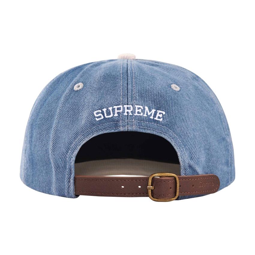 Supreme 24SS 2-Tone S Logo 6-Panel Washed Denim Supreme 24SS 2-Tone S Logo 6-Panel Washed Denim