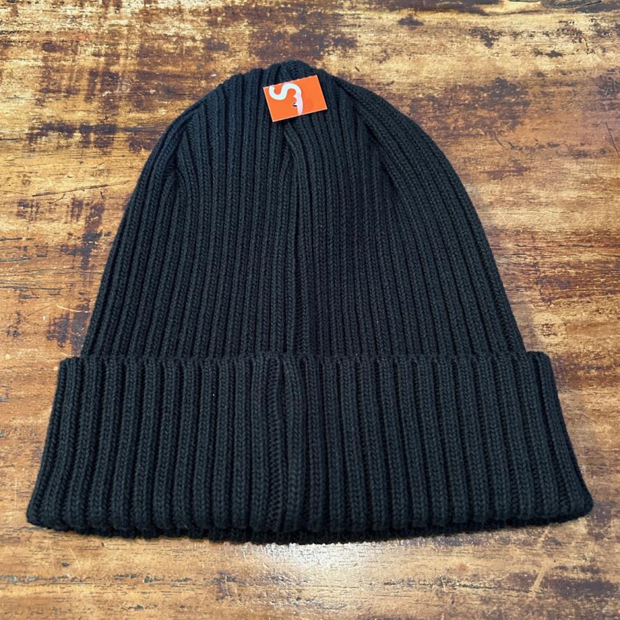 ネコポス送料無料☆24SS Supreme Overdyed Beanie Black ( シュプリーム オーバーダイド ビーニー ブラック 黒 ニットキャップ ニット帽子 )｜selectshop-jp｜03