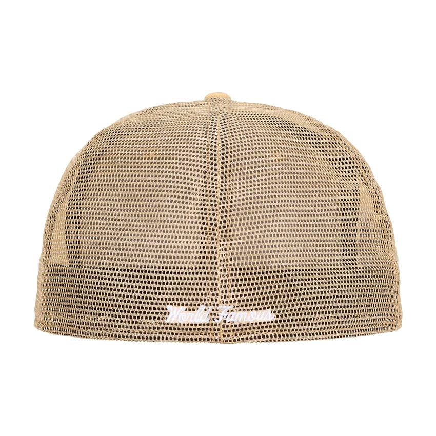 Supreme 24SS Box Logo Mesh Back New Era Light Gold