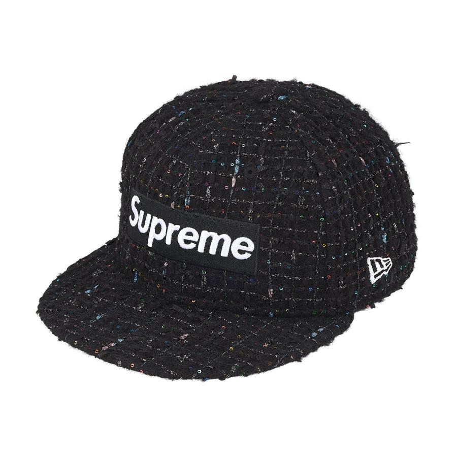 Supreme 25FW Boucle Box Logo New Era Black ( シュプリーム ブークレ
