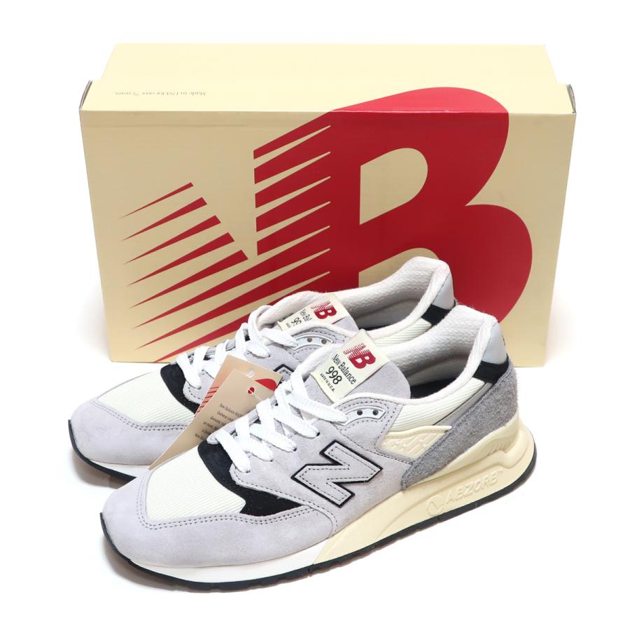 【新品】New Balance 998 USAモデル グレー/ホワイト New Balance 998 Made in USA 