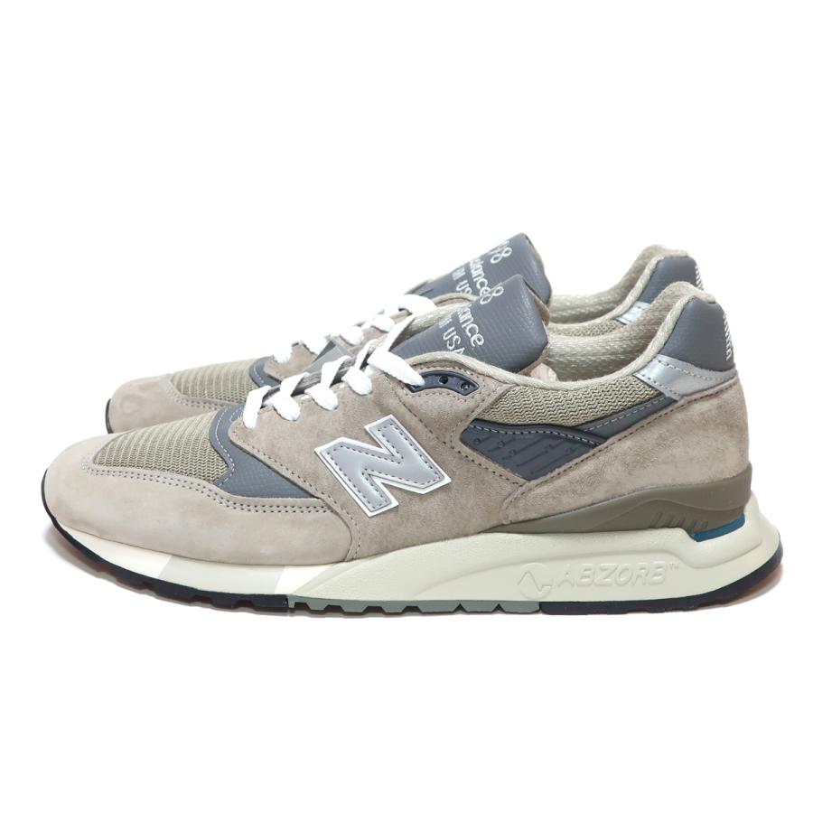 レディースサイズ☆NEW BALANCE U998GR GRAY GREY SUEDE MADE IN USA ( ニューバランス 998 グレー スエード アメリカ製 )｜selectshop-jp｜02