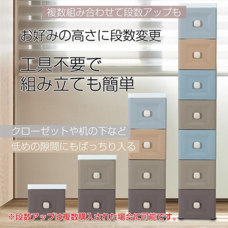 収納 ケース ボックス スリム 5段 キャスター付 タンス チェスト プラスチック 衣類 押し入れ 引き出し 小物 棚 隙間 薄型 省スペース キッチン 新生活｜selectshop-kazu｜06