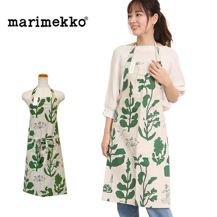 marimekko マリメッコ エプロン Pienet Elokuun Varjot 071476