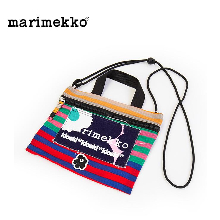 marimekko マリメッコ Funny Cross Pocket Tasaraita ショルダーバッグ