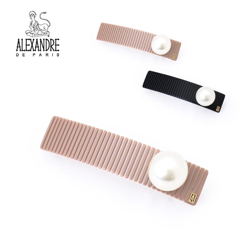 正規品 アレクサンドル ドゥ パリ Alexandre De Paris バレッタ Stries 8 04 髪留め ブランド ハンドメイド ヘアアクセサリー 大人 女性 おしゃれ かわいい 新規購入 Nicmosul Org