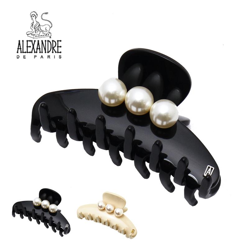 在庫あり 即納 アレクサンドル ドゥ パリ バレッタ Alexandre De Paris ヘアクリップaccm 169 04 ブランド 黒 かわいい ヘアアクセサリー 髪留め バンスクリップ 絶対一番安い Studiostodulky Cz